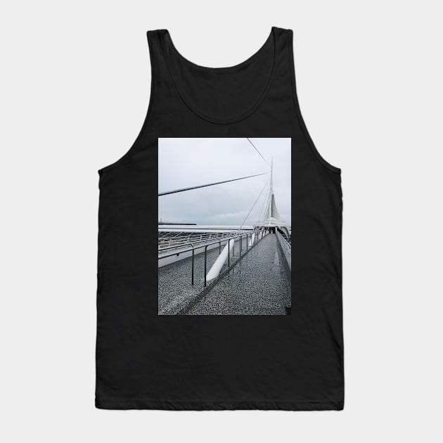 Milwaukee Art Museum Grey Skies Tank Top by offdutyplaces